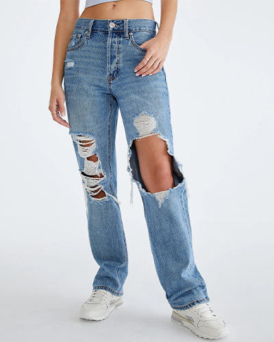Review of Aeropostale Super High-Rise Baggy Jeans from the 90's​