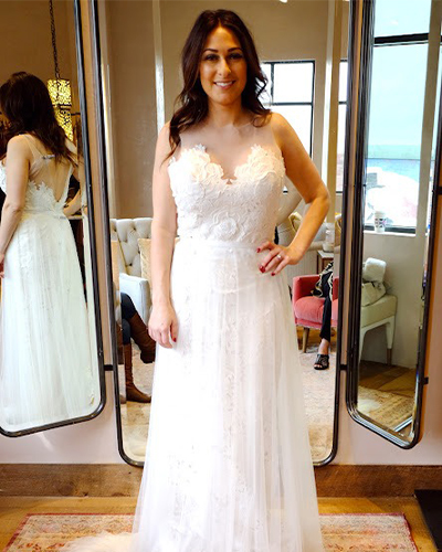 Review of Anthropologie wedding dresses