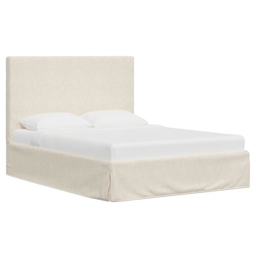 Juliet Slipcover Bed, Linen1