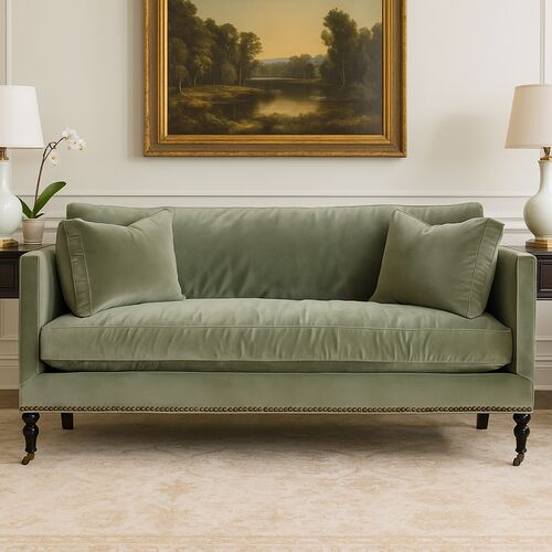 Margot 71 Velvet Sofa1
